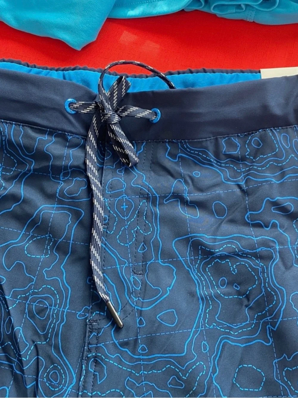 Men's Zeroxposur Blue Swim Shorts + Reel Life Blue Sun Protection Shirt XL